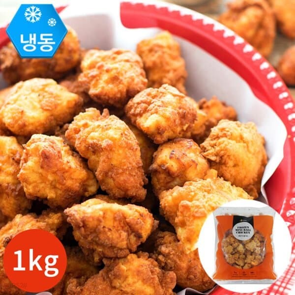 아임케이 냉동 미니볼 치킨 1kg x 1봉