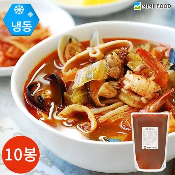 미미 해물짬뽕 소스 200g x 10봉 - 예스24