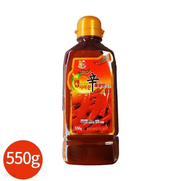 청우 캡사이신 매운맛 소스 550g x 1개