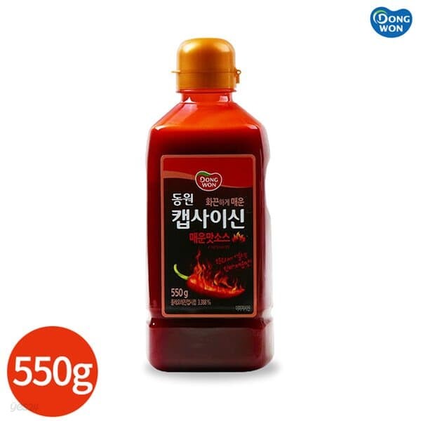 동원 캡사이신 매운맛소스 550g x 1개