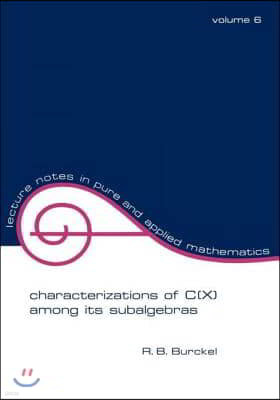 Characterization of C(x) Among Its Subalgebras