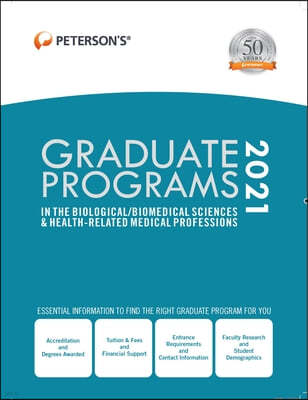 Graduate Programs in the Biological/Biomedical Sciences & Health-Related Medical Professions 2021