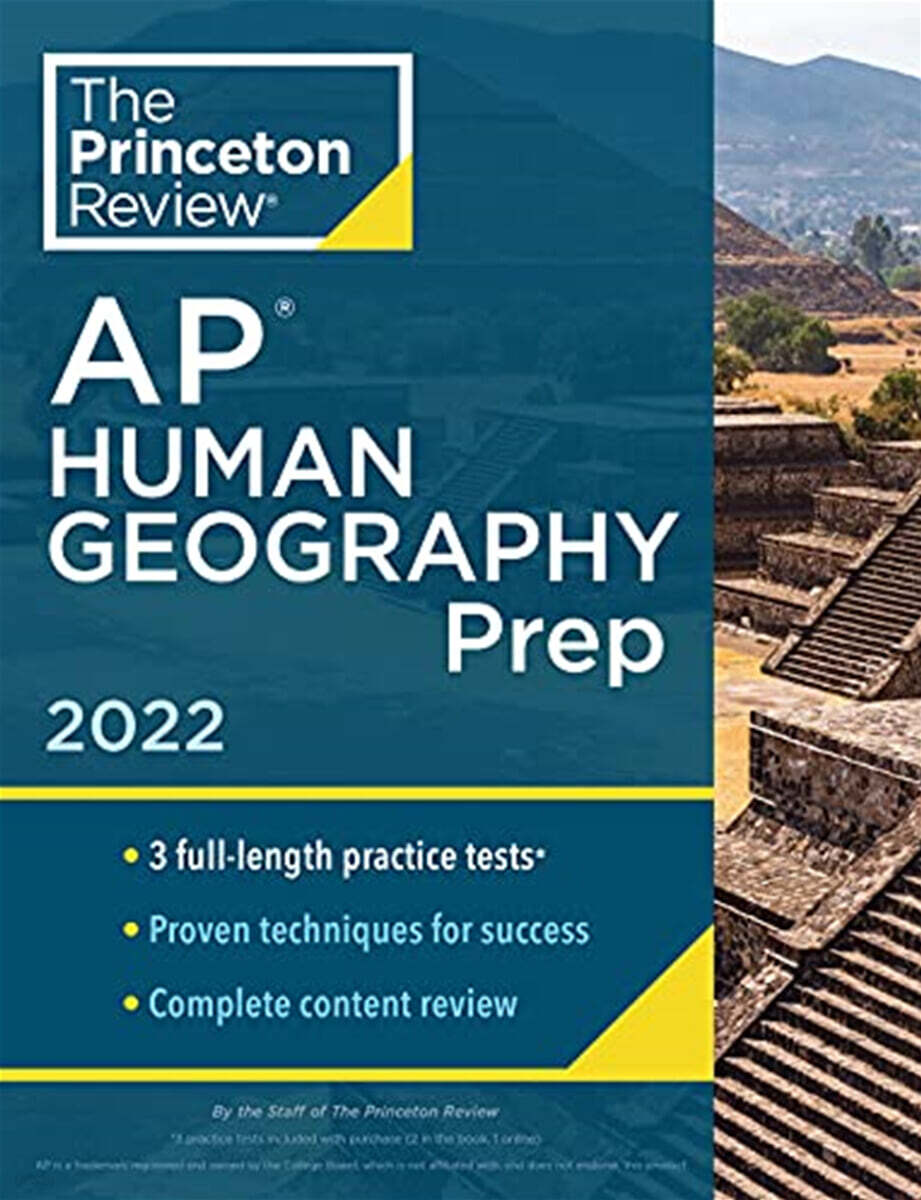 Princeton Review AP Human Geography Prep, 2022