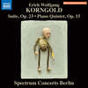 Ŭ ֹ  / Spectrum Concerts Berlin ڸƮ: ǾƳ 5,  (Korngold: Piano Quintet, Suite) 