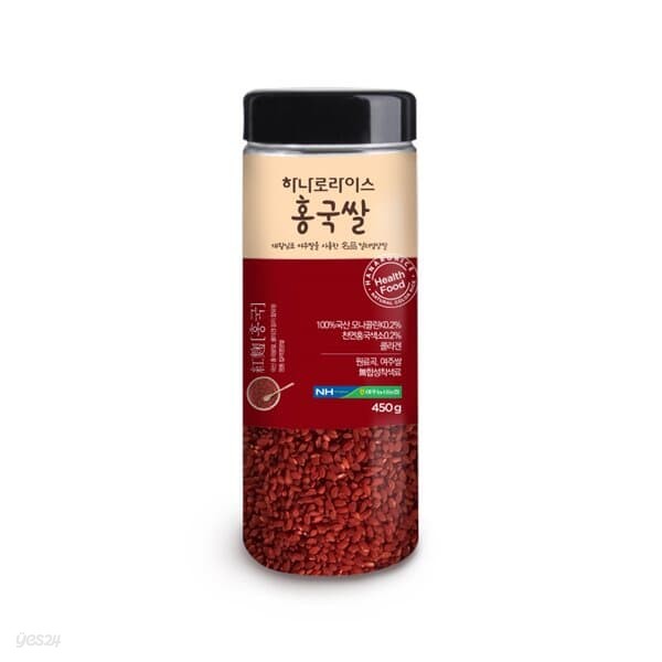 [하나로라이스] 컬러영양쌀 홍국쌀 450g