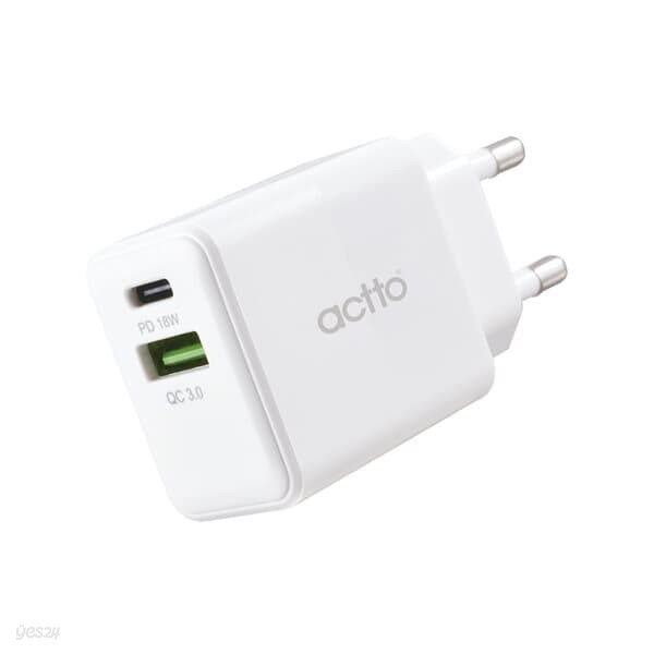 엑토 USB PD QC 3.0 18W 듀얼 고속 충전기 MTA-37