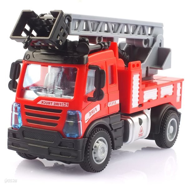 2.4Ghz 1/64 미니트럭 소방차 사다리차 무선조종RC (TGF650148)
