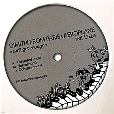 Dimitri From Paris & Aeroplane — Can't Get Enough ft. Leela 앨범 커버