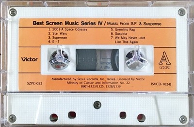 Best Screen Music Vol.4 / Music from S.F. & Suspense / Ʈ ũ  ø , 潺 ȭ  (īƮ)