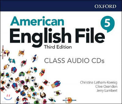 American English File 3/E: Level 5: Class Audio CDs