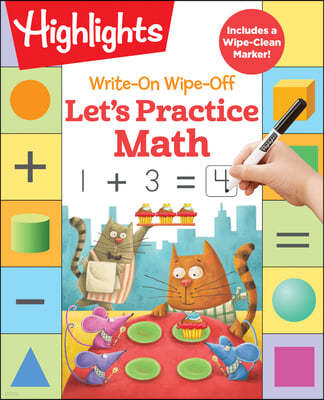 Write-On Wipe-Off Let's Practice Math