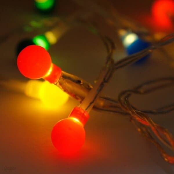 [NaturH] 크리스마스 LED 컬러 앵두 전구 (1~1.5cm)
