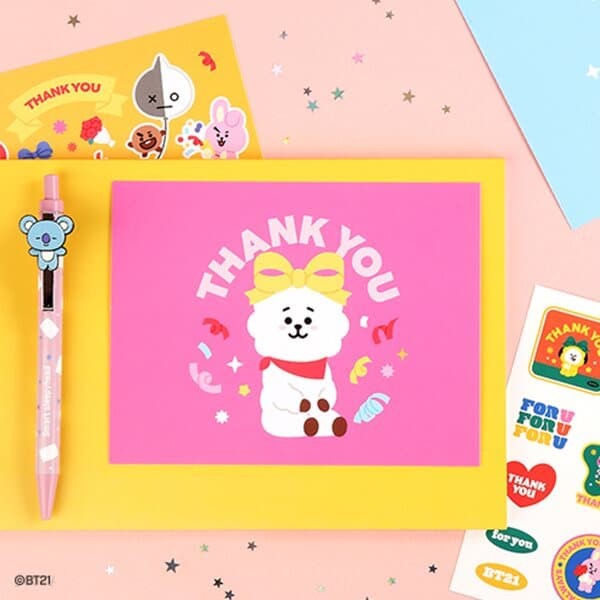 [BT21] 엽서 세트-THANK YOU