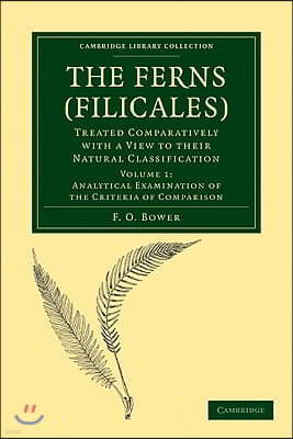 The Ferns (Filicales): Volume 1, Analytical Examination of the Criteria of Comparison