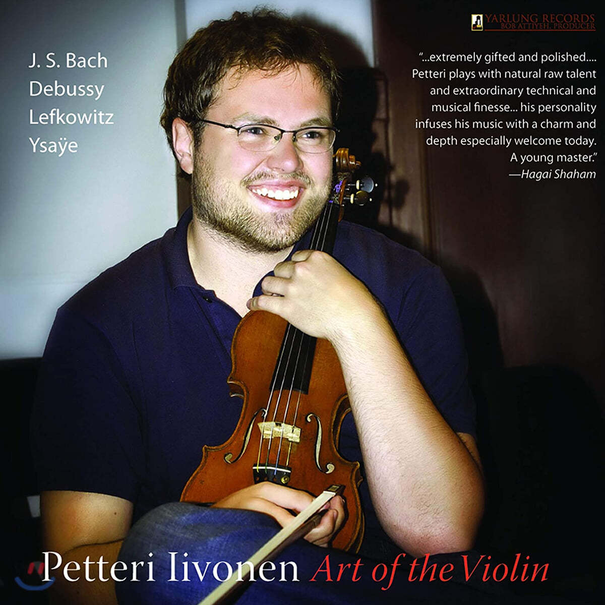 Petteri Iivonen 바흐: 샤콘느 / 이자이 / 드뷔시: 바이올린 소나타 (Ysaye: Violin Sonata / J.S.Bach: Partita BWV 1004) [LP]