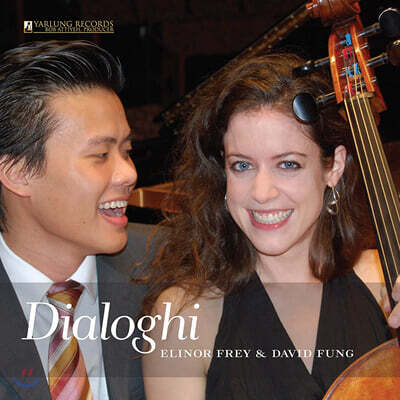 Elinor Frey / David Fung — Elinor Frey 파야: Asturiana / 바흐: 무반주 첼로 모음곡 1번 (Dialoghi) 앨범 커버