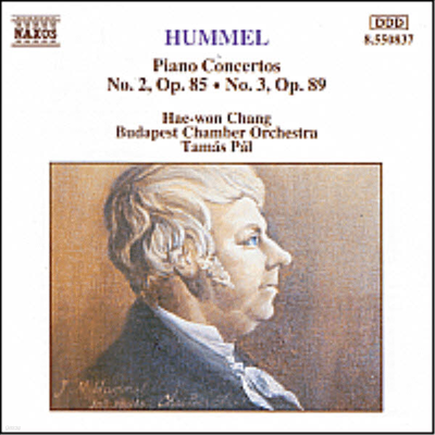 ɸ : ǾƳ ְ 2, 3 (Hummel : Piano Concertos No.2 Op.85, No.3 Op.89)(CD) -  (Hae-Won Chang)