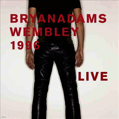 Bryan Adams — Wembley 1996 Live (Gatefold) 앨범 커버
