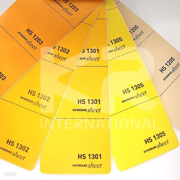 옐로우_내부 광고용 칼라시트 HS 무광