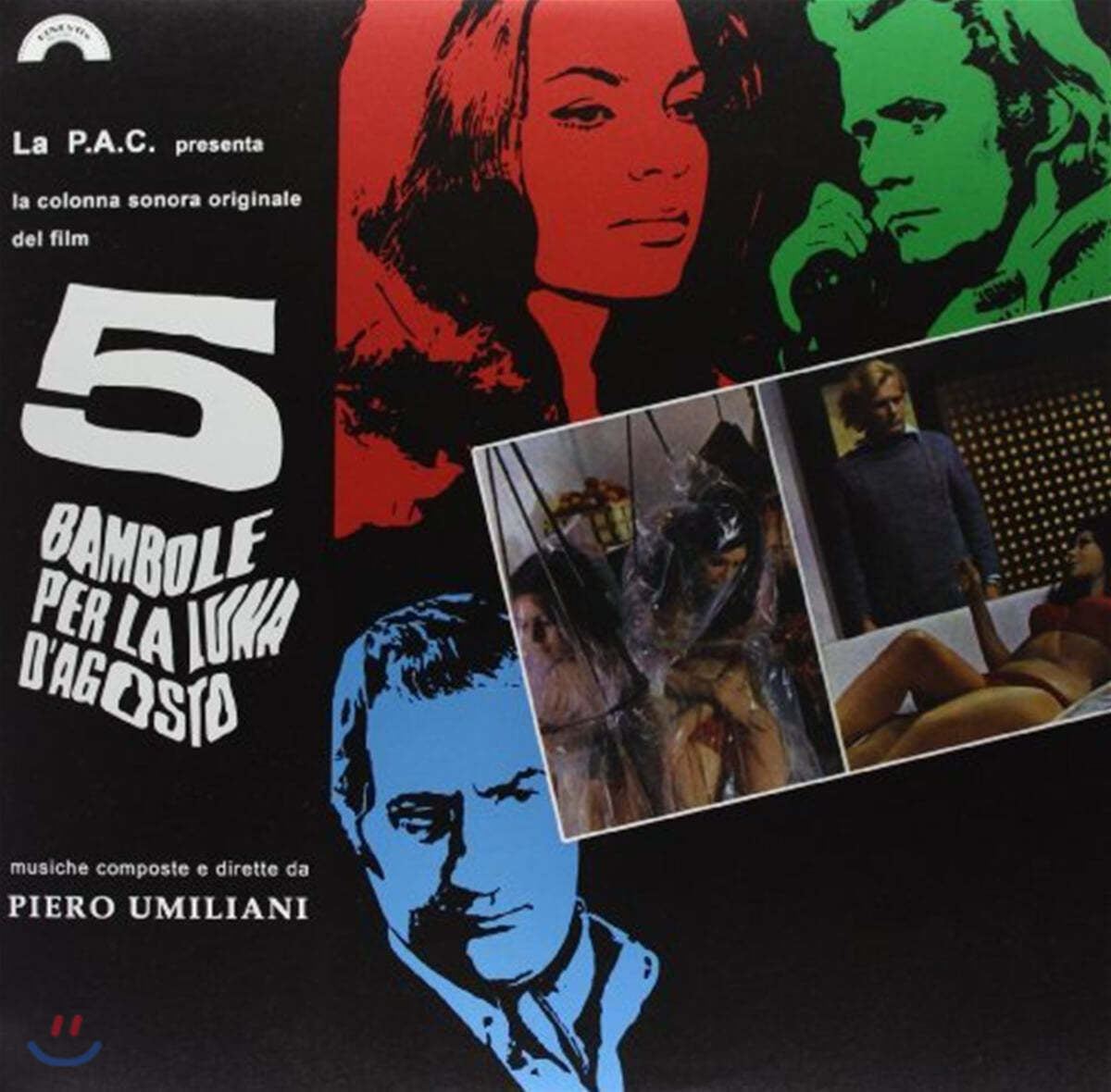 8월의 달을 위한 다섯 인형들 영화음악 (5 Bambole Per La Luna D'Agosto OST by Piero Umiliani 피에로 우밀리아니) [LP]
