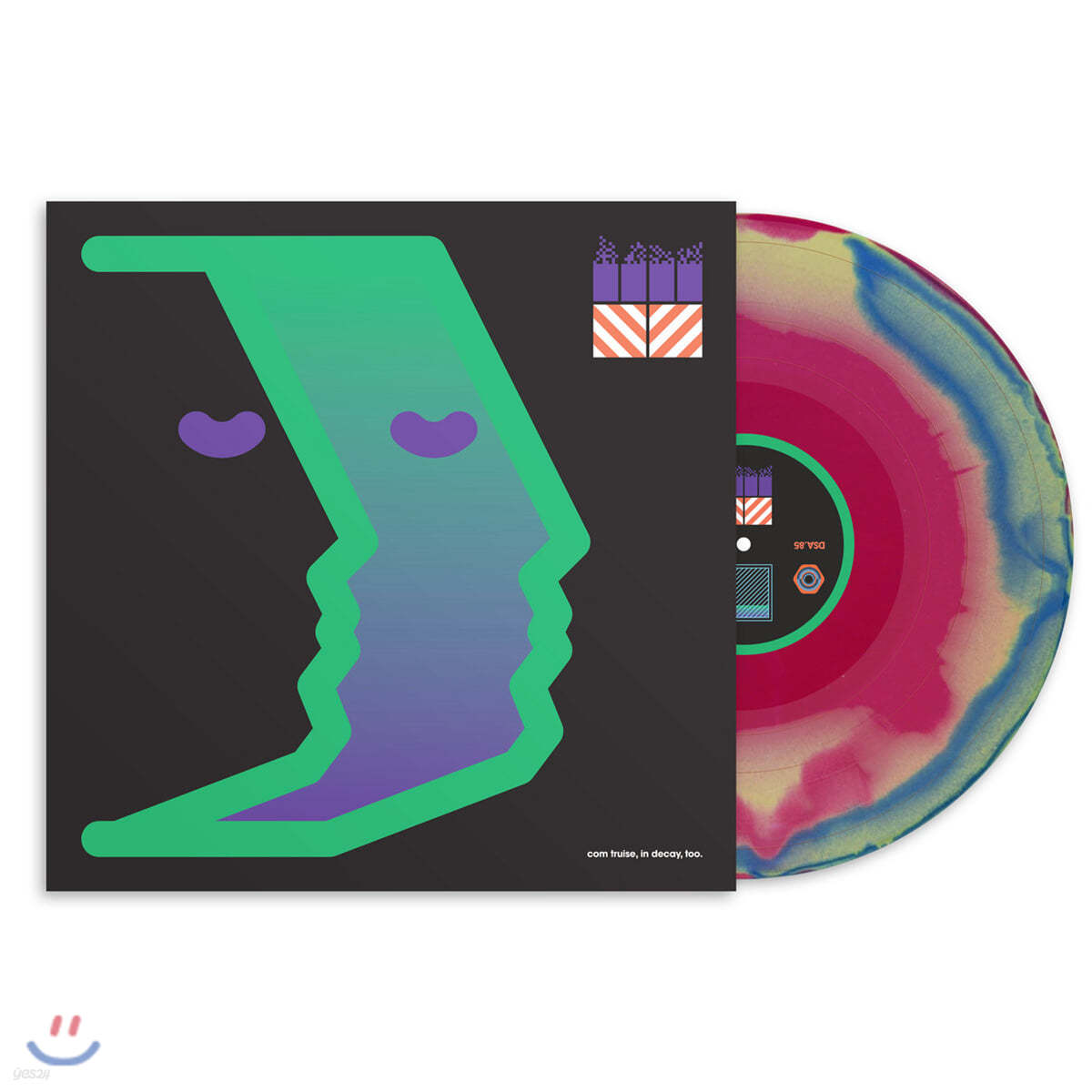 Com Truise (컴 트루즈) - In Decay, Too [레드 & 블루 & 옐로우 마블 컬러 2LP]