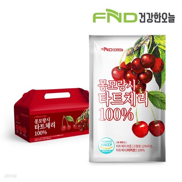 FND건강한오늘 몽모랑시 타트체리즙100% 60mL x 30포