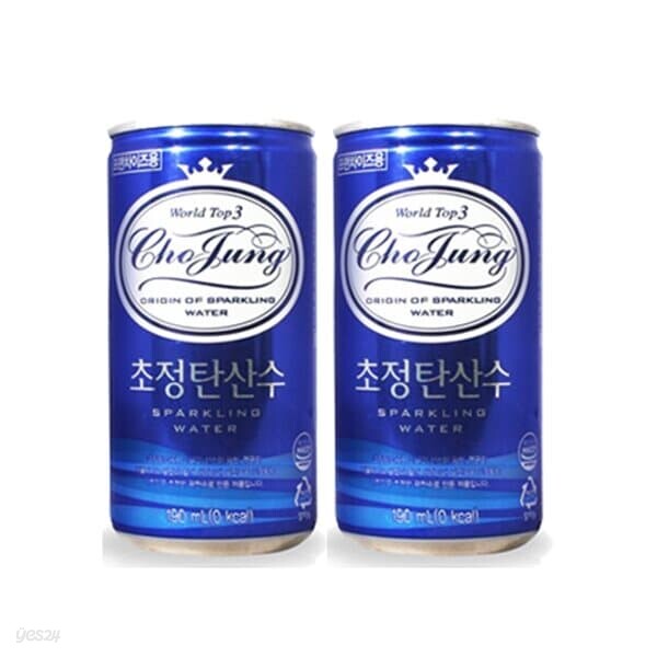 일화 초정탄산수 190mL 60캔