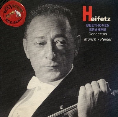 Heifetz - Beethoven,Brahms ,Munch / Fritz Reiner - Concertos (미국반)
