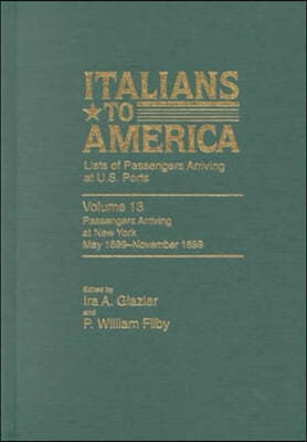 Italians to America, May 1899 - Nov. 1899: Lists of Passengers Arriving at U.S. Ports