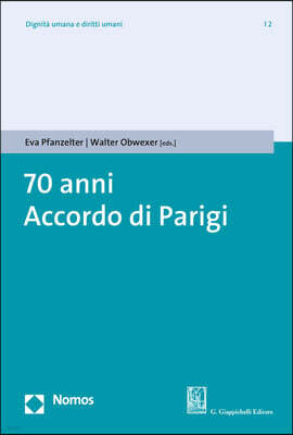 Nomos Verlagsgesellschaft 70 Anni Accordo Di Parigi