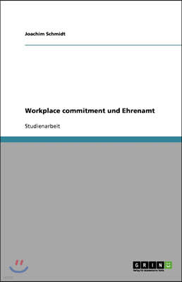 Workplace commitment und Ehrenamt