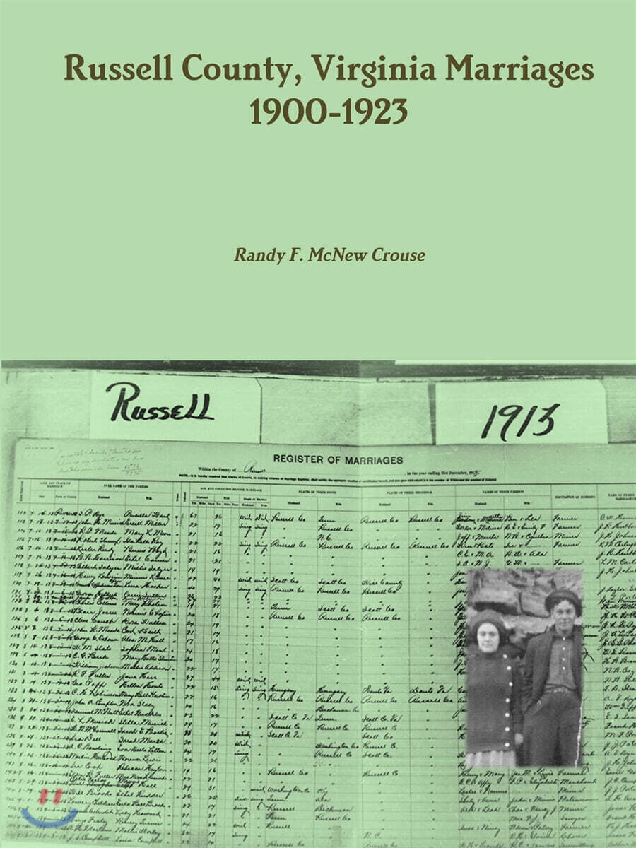 Russell County Virginia Marriages 1900 1923 YES24