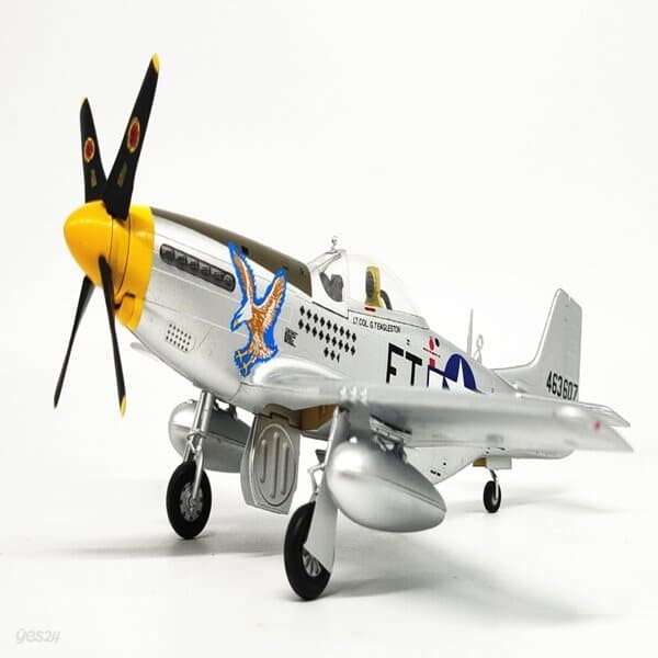 P51D Mustang 머스탱 전투기 모형 공군 조종사 무스탕