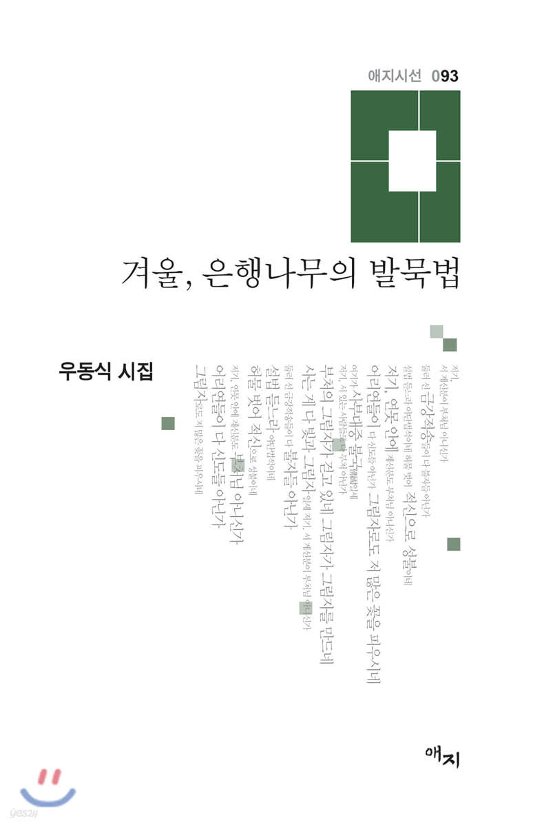 겨울, 은행나무의 발묵법