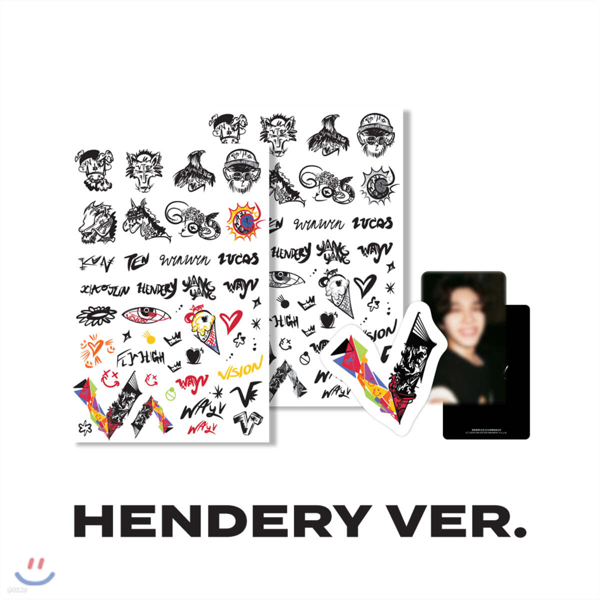 [WayV] [HENDERY] 타투+러기지스티커 SET 