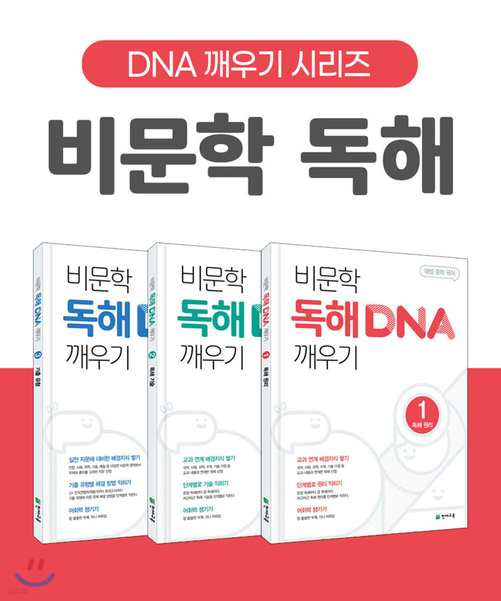 비문학 독해 DNA 깨우기 1-3 세트