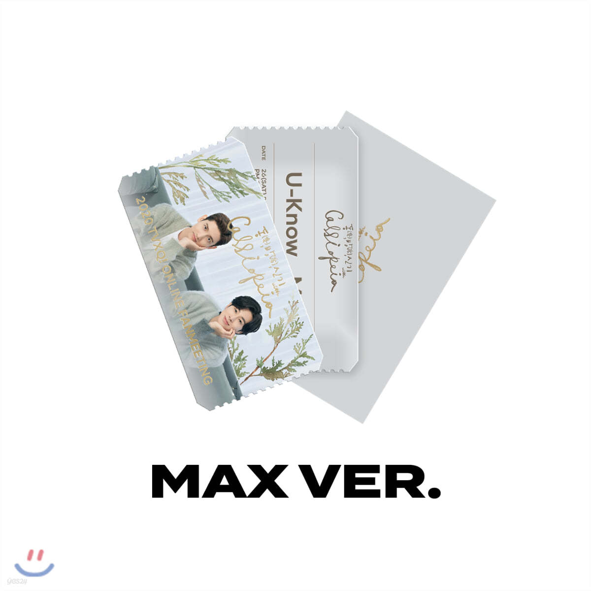 [MAX] TVXQ! 팝업카드+AR티켓SET 2020 TVXQ! ONLINE FANMEETING 동(冬),방(房),신기 with Cassiopeia