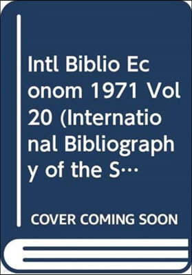 Intl Biblio Econom 1971 Vol 20