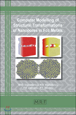Computer Modelling of Structural Transformations of Nanopores in Fcc Metals