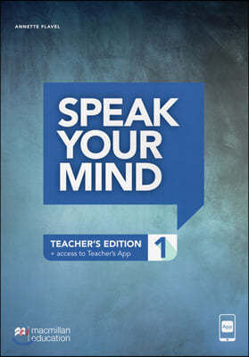 Speak Your Mind Level 1 Teacher's Edition + access to Teacher's App