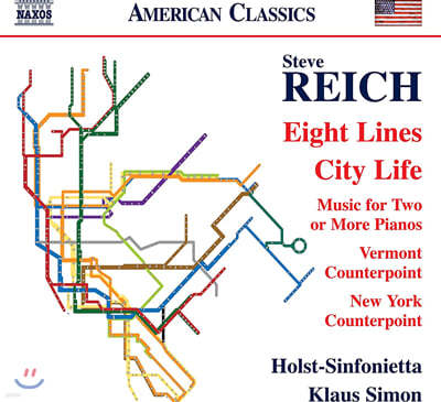 Klaus Simon Ƽ : 8 , ÿ  (Steve Reich: Eight Lines, City Life) 