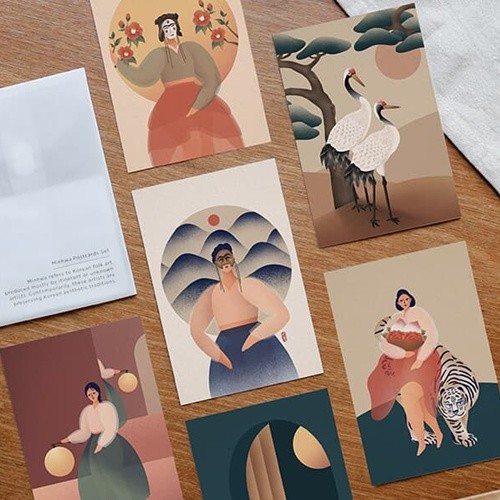[istyle]Korean Minhwa Postcard Set-by.¹ٸ