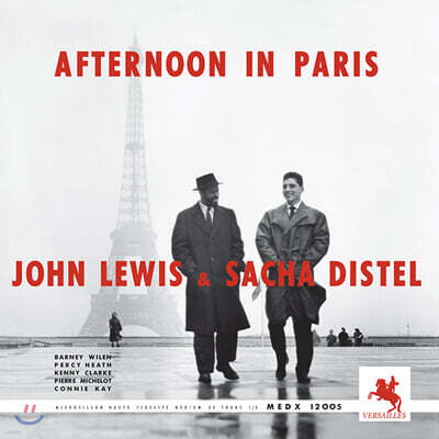 John Lewis & Sacha Distel — Afternoon in Paris (Versailles 1957) 앨범 커버