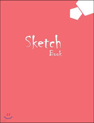 Sketchbook Large 8 x 10 Premium, Uncoated (75 gsm) Paper, Pink Cover