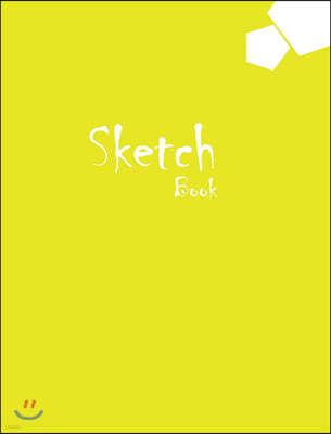 Sketchbook Large Size, 8 x 10 Premium, Uncoated 75 gsm Paper, Yellow Cover