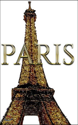 Paris Eiffel Tower Gold diamond Glitter Bling Creative blank journal sir Michael designer edition: Eiffel Tower Gold Glitter Bling Creative blank jour