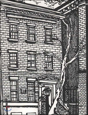 Greenwich village Writing Drawing Journal: 44 morton Street Charlie Dougherty Pen & ink Cover drawing