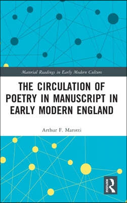 Circulation of Poetry in Manuscript in Early Modern England
