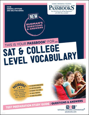 SAT & College Level Vocabulary (Cs-55): Passbooks Study Guide Volume 55