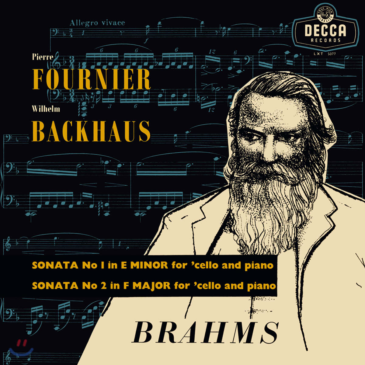 Pierre Fournier / Wilhelm Backhaus 브람스: 첼로와 피아노를 위한 소나타 (Brahms: Sonatas for Cello and Piano Op.38, Op.99) [LP] 